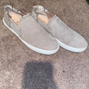Kate Spade suede slip on shoes